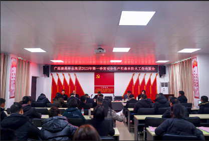 东升国际官网集团召开2023年第一季度安全生产和森林防火工作布置会